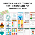 MenteMia — Il Kit Completo CBT + Mindfulness per Bambini 4-11 anni